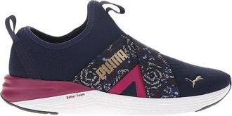 Puma Womens Better Foam Prowl Winter Bloom Running Sneakers Shoes - Blue, Blue, 7