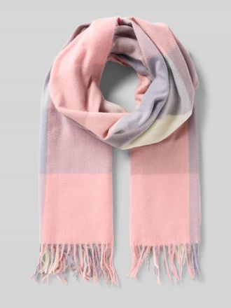 Kurt Beines Schal mit Ausfransungen in Rose, Gr&ouml;&szlig;e 1