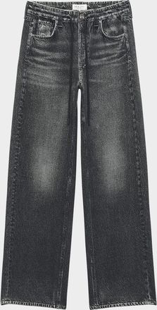Rag & Bone rb Miramar Terry Drawstring Wide-Leg Jeans