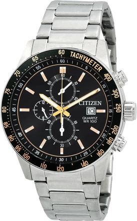 Citizen Chronograph Quartz Black Dial Mens Watch AN3681-57E