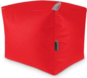 Happers Puff Cuadrado Polipiel Indoor Rojo Happers