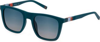 Fila SFI527 Polarized 7SFP Mens Sunglasses Blue Size 52