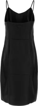 Prada Womens Dress Black Silk