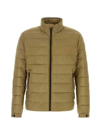 HUGO BOSS Olive Polyester Padded Jacket