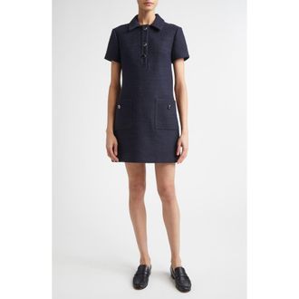 A.L.C. Marcie Boucl&eacute; Minidress in Deep Navy at Nordstrom, Size 4