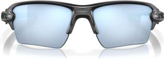 Oakley Flak 2.0 XL 59mm Prizm Polarized Wrap Sunglasses in Black /Blue Red at Nordstrom