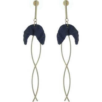 Olivia Welles Paloma Wavy Drop Earrings in Beige at Nordstrom Rack