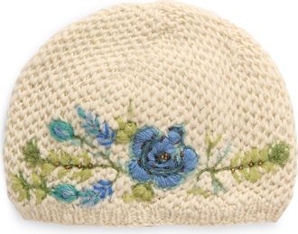 FRENCH KNOT Josephine Wool Cloche in White at Nordstrom