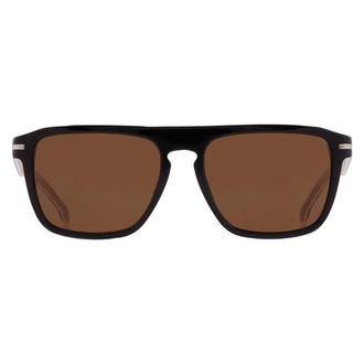 HUGO BOSS Brown Browline Mens Sunglasses BOSS 1599/S 0807/70 56