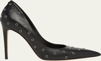 Alexander McQueen 105mm Studded Leather Pumps