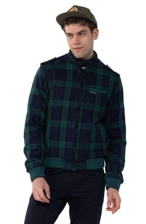 Members Only Wool Iconic Racer Jacket in Green at Nordstrom, Size Xx-Large