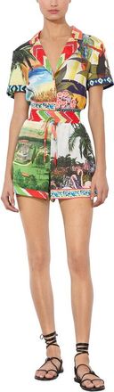 Alice & Olivia Leighton Romper