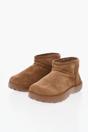 Bottega Veneta Stivaletti in Shearling con Suola in Gomma Bottega Veneta