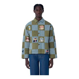 Story mfg. STORY mfg., Light Jackets, male, Green, Size: XL Short-On-Time Jacket