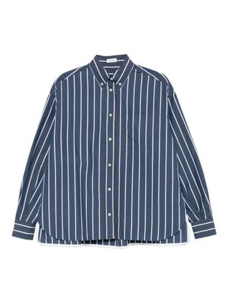 Brunello Cucinelli Striped Cotton Shirt