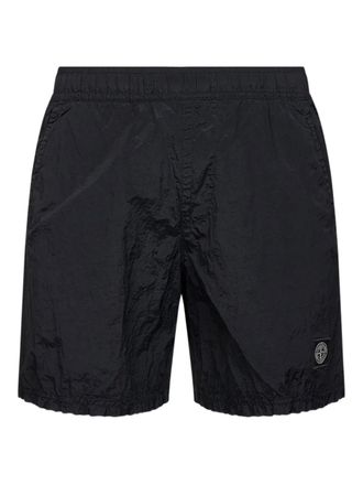 Stone Island elasticated-waistband swim shorts - Nero