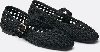 La Redoute Collections Gevlochten baby ballerinas