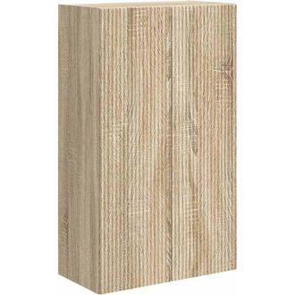 vidaXL TV Wall Cabinet Sonoma Oak 59.5 x 31 x 100 cm Engineered Wood vidaXL