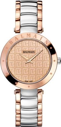 Balmain ia Bijou Watch, 33mm in Two Tone Steel Rose at Nordstrom