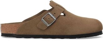 Birkenstock Boston Zachte Binnenzool - Dames - Slip ons - Bruin - 37 EU - Leer - Schoenen