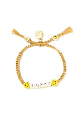 Venessa Arizaga Happy Smile Bracelet in Gold at Nordstrom