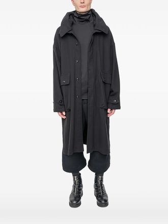 The Viridi-Anne Parka con bottoni - Nero