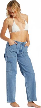 Billabong Leia Boyfriend Denim Jeans In Blue