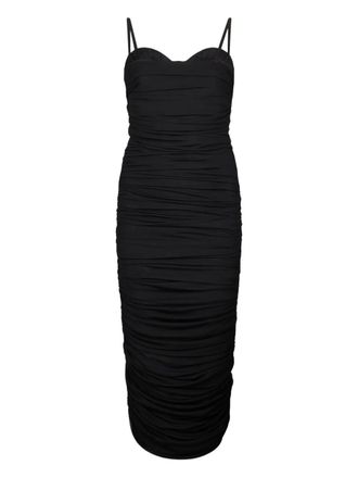 Liu Jo Mouwloze midi-jurk - Zwart