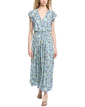 CeCe by Cynthia Steffe Wrap Front Maxi Dress