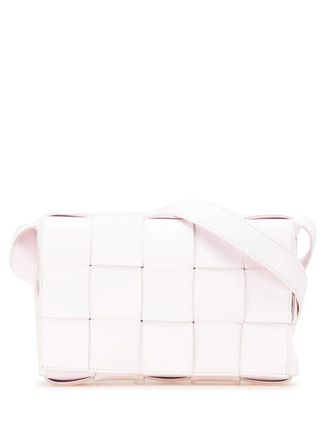 Bottega Veneta 2012-2024 Nappa Intrecciato Cassette crossbody bag - Pink