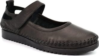 Generic Ladies Leather Shoes Womens Strap Fastening Shoes Size 7 Ladies Real Leather Shoe Size 3 Womens Comfort Shoe Casual Rubber Sole Comfort Lightweight St