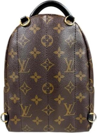 Louis Vuitton Pre-owned Canvas Rugzak - Dames - Vintage Rugzakken - Bruin - ONE Size - Vintage