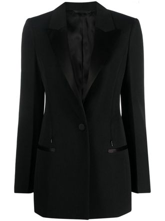 Givenchy single-breasted wool blazer - Black