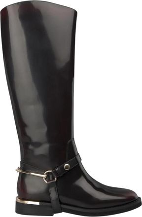 Alma En Pena Platte laars met metalen details - Dames - Hoge Laarzen - Rood - 41 EU - Schoenen
