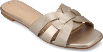 Journee Collection Women & apos;s Arrina Medium and Wide Width Flat Sandals