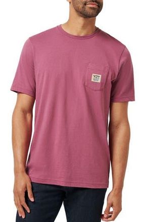 Travis Mathew Beach Logo Patch Pocket T-Shirt in Damson at Nordstrom Rack, Size Small