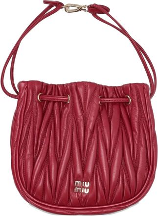 Miu Miu Kleine gewatteerde tas - Rood
