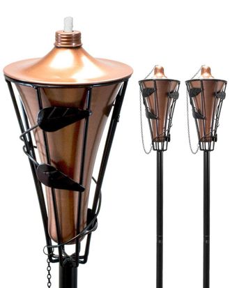 Sorbus Outdoor Metal Patio Torches