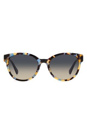 Kate Spade New York nathalie 55mm gradient round sunglasses in Blue at Nordstrom