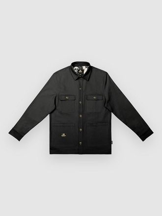 THE DUDES Flashy Pattern Over Dave Classic Hemd schwarz