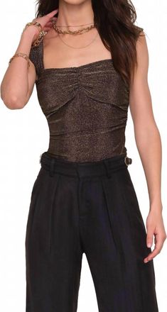 Heartloom Lumi Tank Top In Black