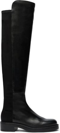 Stuart Weitzman Celia Over-the-Knie Laarzen - Dames - Hoge Laarzen - Zwart - 40 EU - Leer - Schoenen