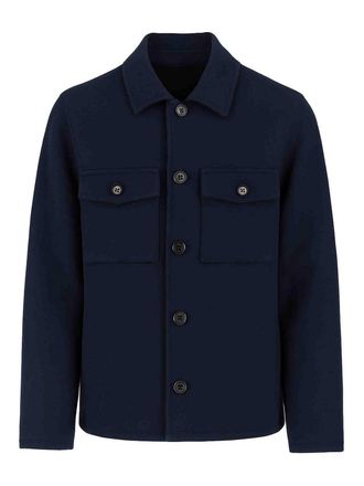 Jacob Cohen Wool Cashmere And Silk Shirt Jacket