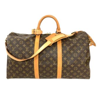 Louis Vuitton Pre-owned Weekend Bags, female, Brown, Size: ONE SIZE Pre-owned Boston Bag