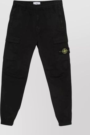 Stone Island regular tapered cargo trousers with elastic waistband