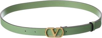 Valentino Vlogo Signature Leather Belt