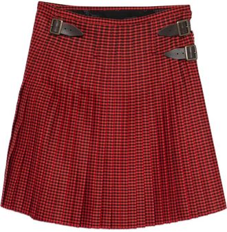 Vivienne Westwood Buckled Plaid Kilt
