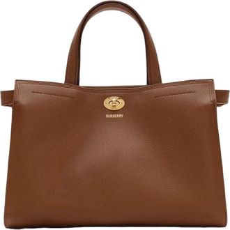 Burberry (WMNS) Burberry Small Cotswolds Check Tote Hazel Brown 81290611