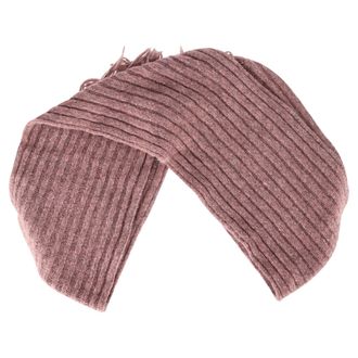 Acne Studios Rib Knit Scar in Pink Wool