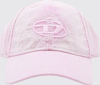 Diesel Cappello da baseball in nylon riciclato con logo Oval D ricamato